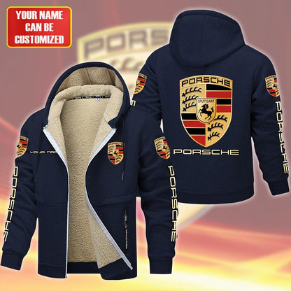 Personalized Pors Fleece 3D Unisex Hooded Jacket