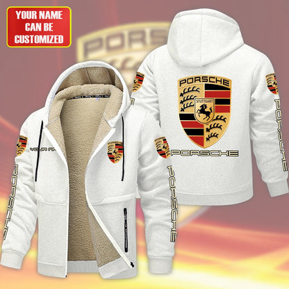 Personalized Pors Fleece 3D Unisex Hooded Jacket