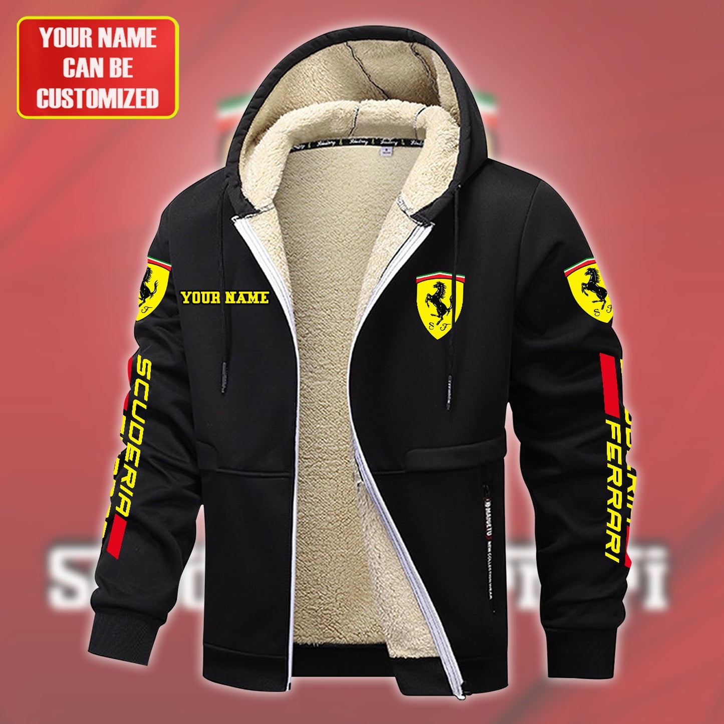 Personalized SF Fleece 3D Unisex Hooded Jacket