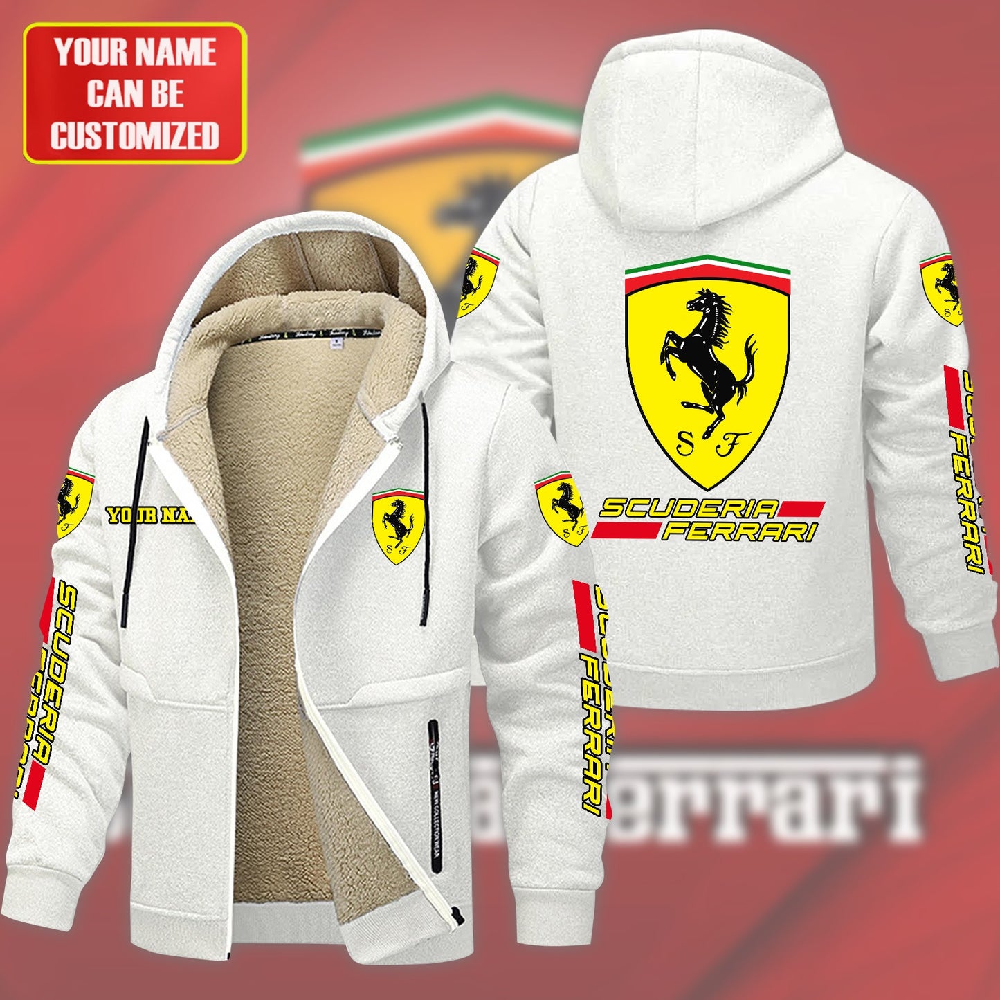 Personalized SF Fleece 3D Unisex Hooded Jacket