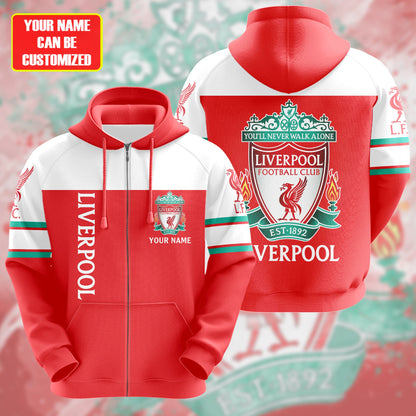 Personalized Liverpool 3D All over Printed Hoodie and Sweatpants set V27