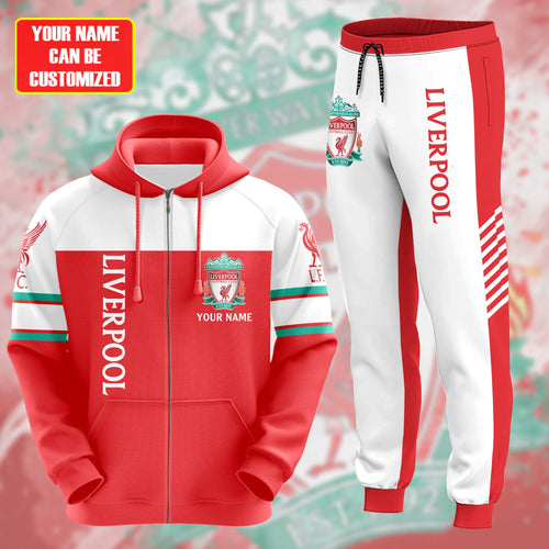 Personalized Liverpool 3D All over Printed Hoodie and Sweatpants set V27