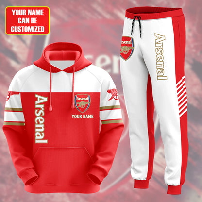Personalized Arsenal 3D All over Printed Hoodie and Sweatpants set V22