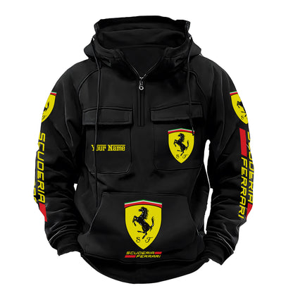 Personalized SF Retro Cotton Hoodie