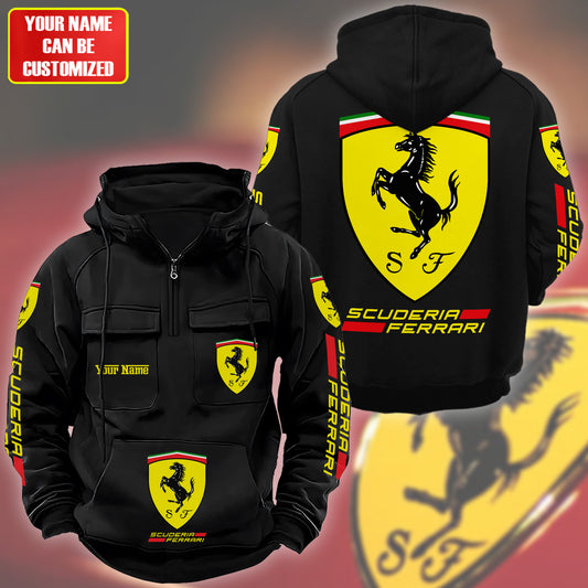 Personalized SF Retro Cotton Hoodie