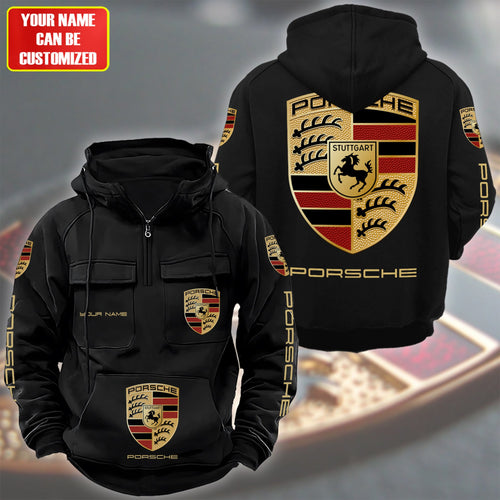 Personalized Pors Retro Cotton Hoodie