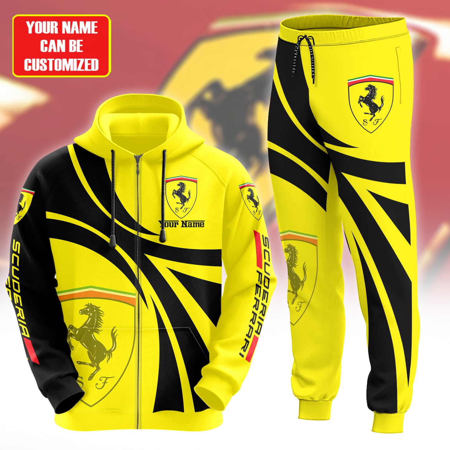 Personalized SF 3D All over Printed Hoodie and Sweatpants set V3
