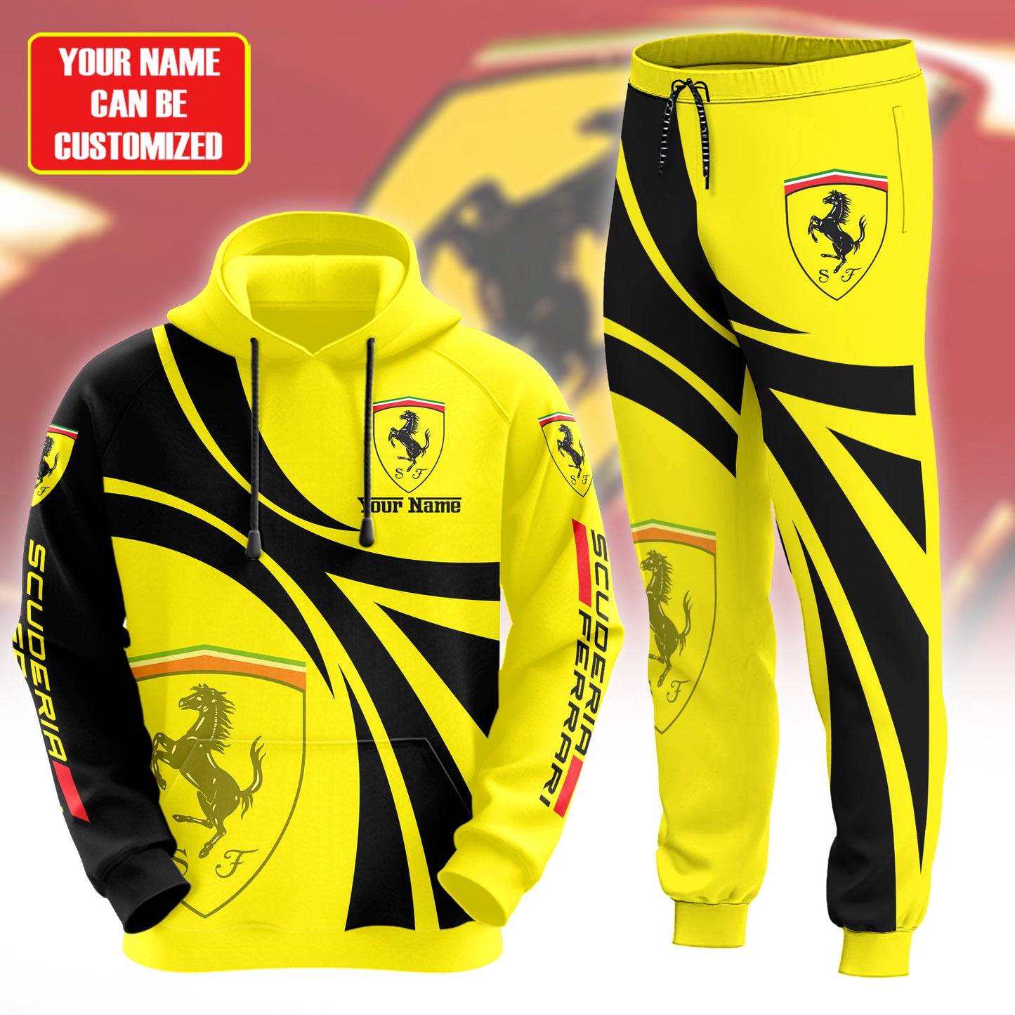 Personalized SF 3D All over Printed Hoodie and Sweatpants set V3