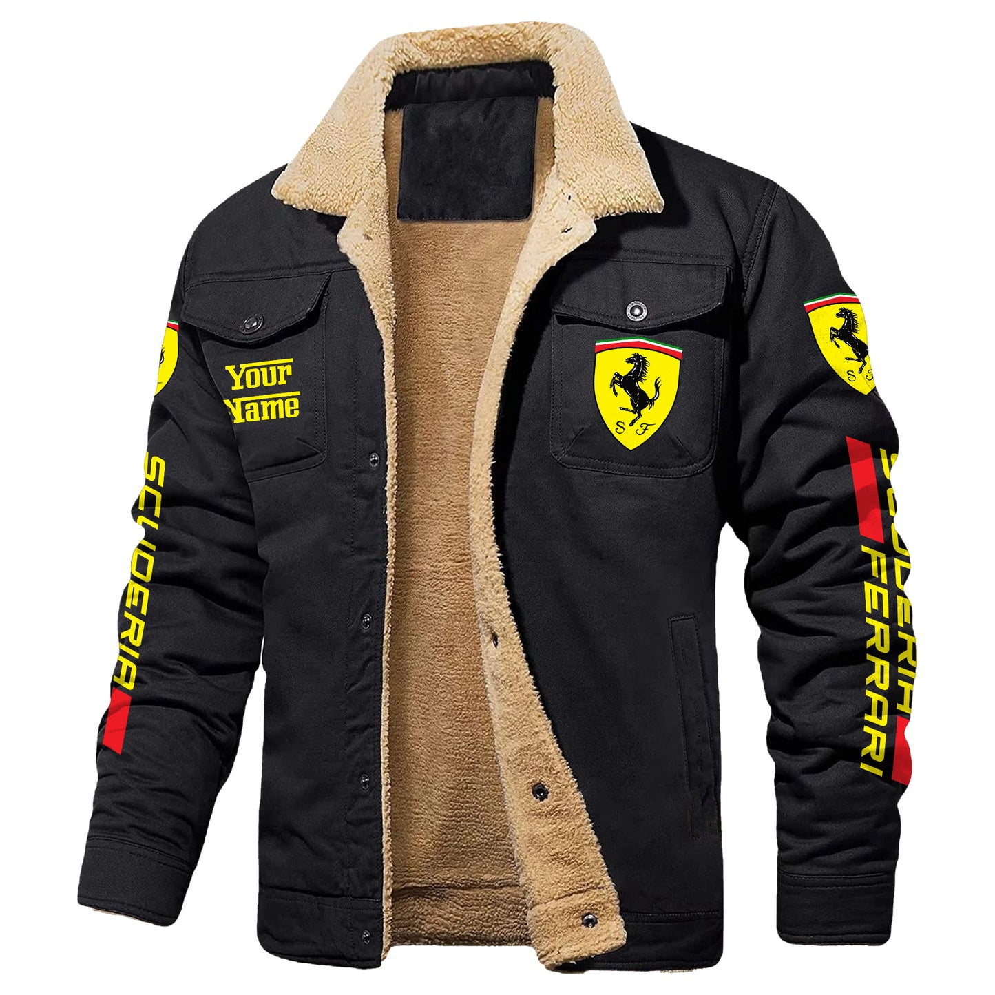 Personalized SF Fleece Thermal Cotton Jacket