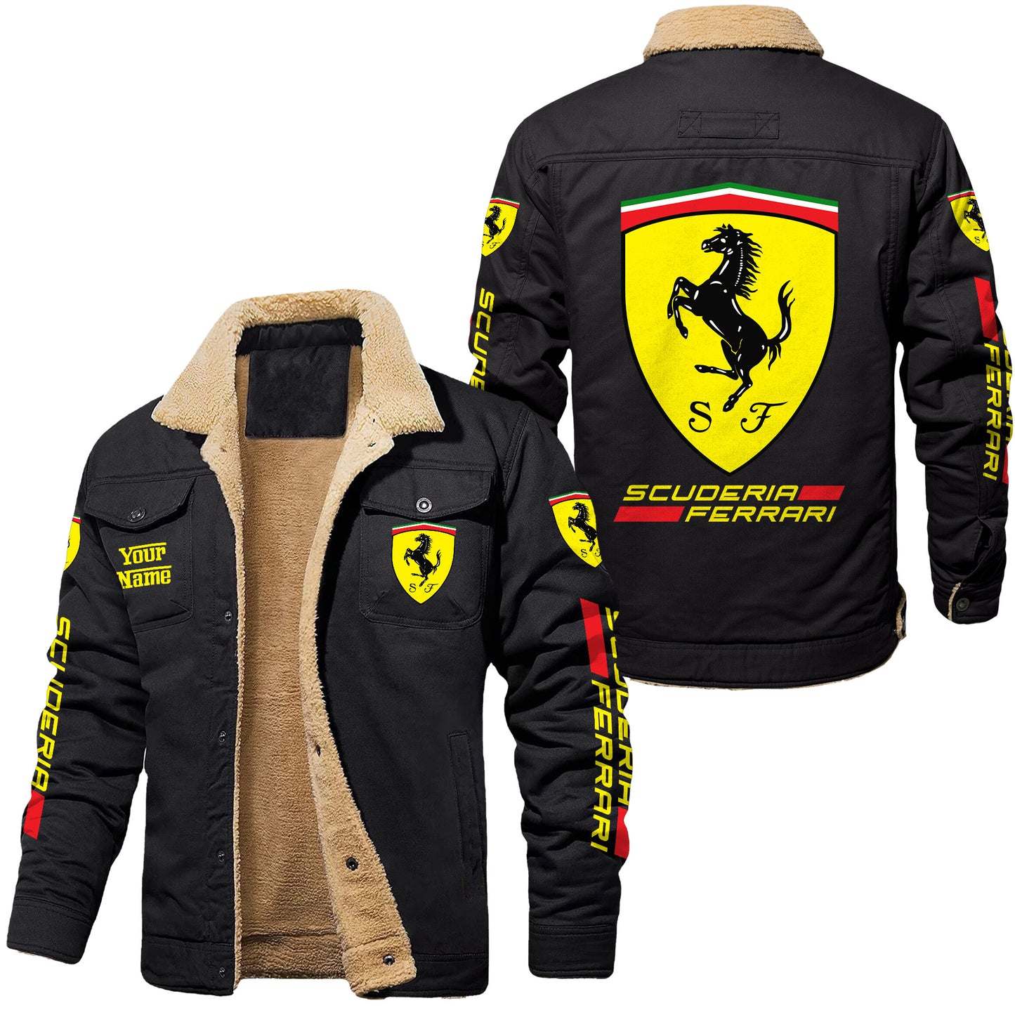 Personalized SF Fleece Thermal Cotton Jacket