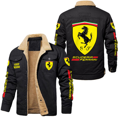 Personalized SF Fleece Thermal Cotton Jacket