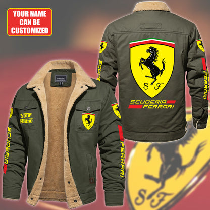 Personalized SF Fleece Thermal Cotton Jacket