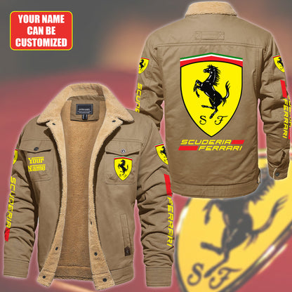 Personalized SF Fleece Thermal Cotton Jacket