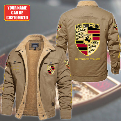 Personalized Pors Fleece Thermal Cotton Jacket