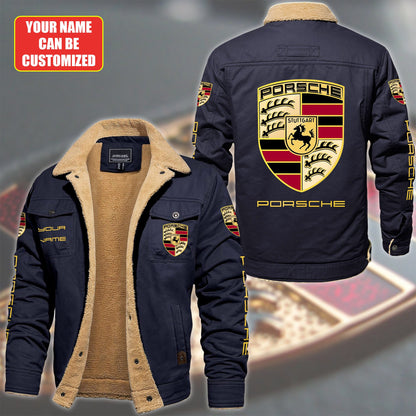 Personalized Pors Fleece Thermal Cotton Jacket