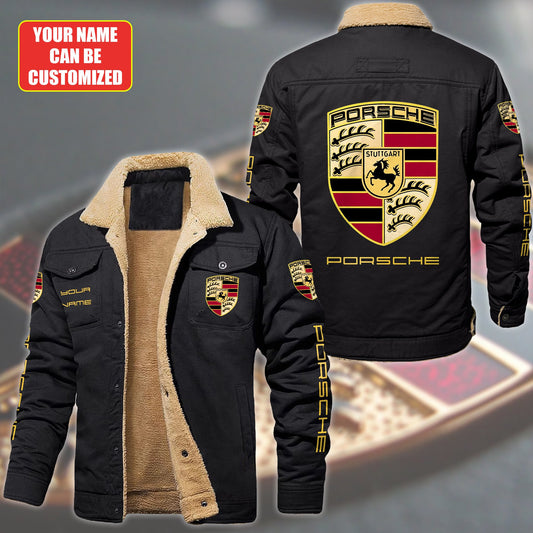 Personalized Pors Fleece Thermal Cotton Jacket