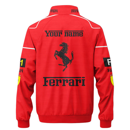 SF F1 Racing Zipper Stand Collar Jacket 3D