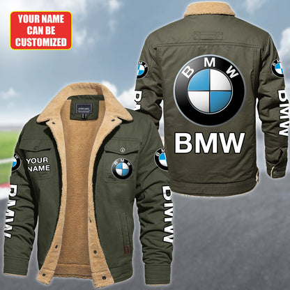 Personalized BW Fleece Thermal Cotton Jacket