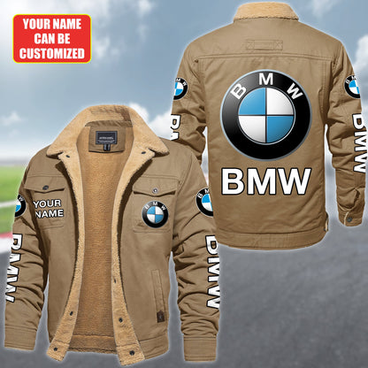 Personalized BW Fleece Thermal Cotton Jacket