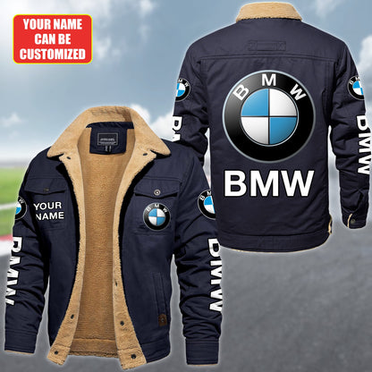 Personalized BW Fleece Thermal Cotton Jacket