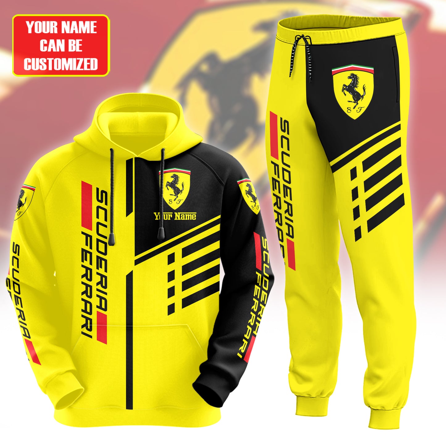 Personalized SF 3D All over Printed Hoodie and Sweatpants set V4