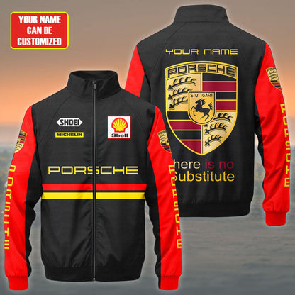 Personalized Pors Zipper Stand Collar Jacket 3D