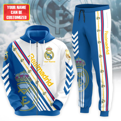 Personalized Real Madrid Q32 3D All over Printed Hoodie and Sweatpants set