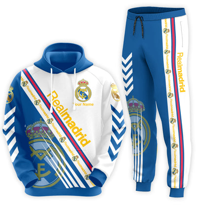 Personalized Real Madrid Q32 3D All over Printed Hoodie and Sweatpants set