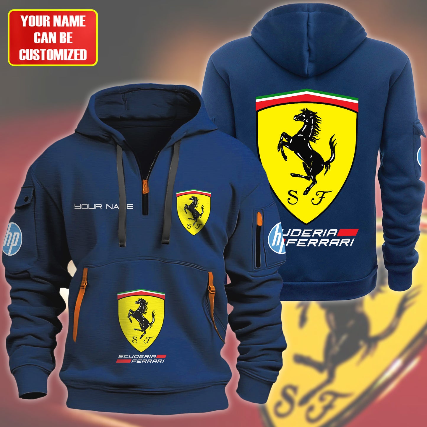 Personalized SF Zip-Hoodie Cotton Jacket