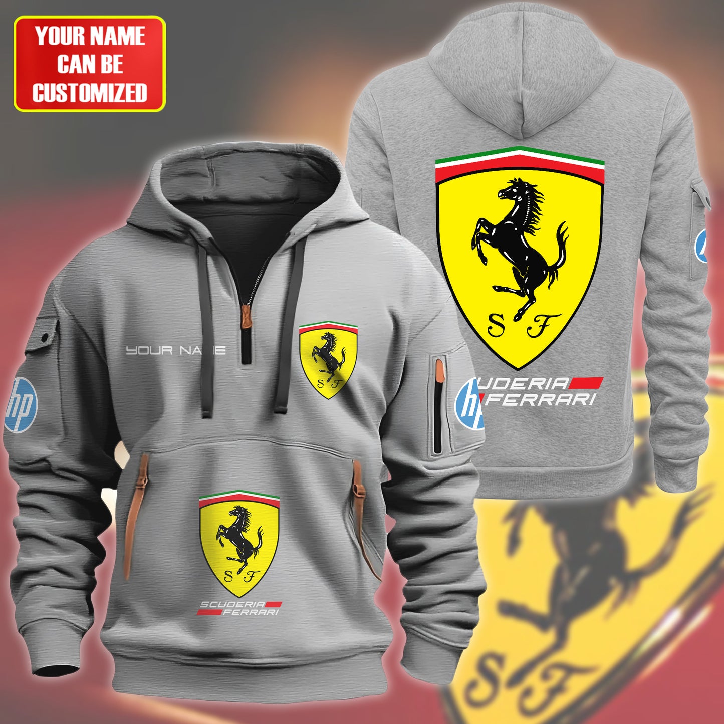Personalized SF Zip-Hoodie Cotton Jacket