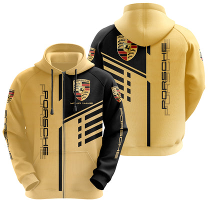 Personalized Pors 3D All over Printed Hoodie and Sweatpants set V2