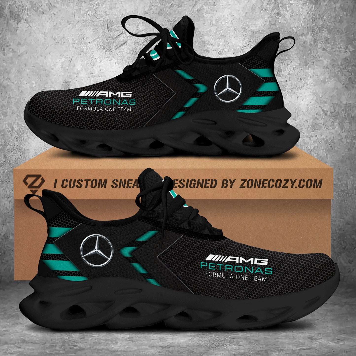 Merc AMG Petronas Chunky Custom Sneaker