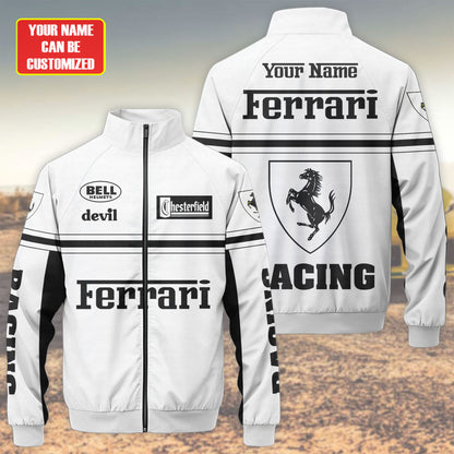 SF Racing Zipper Stand Collar Jacket 3D