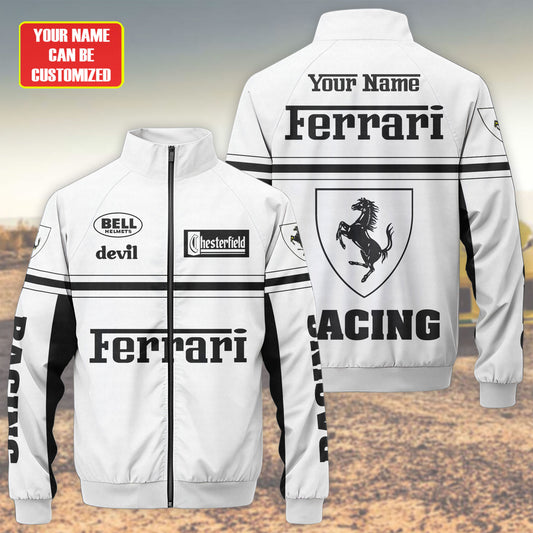 SF Racing Zipper Stand Collar Jacket 3D