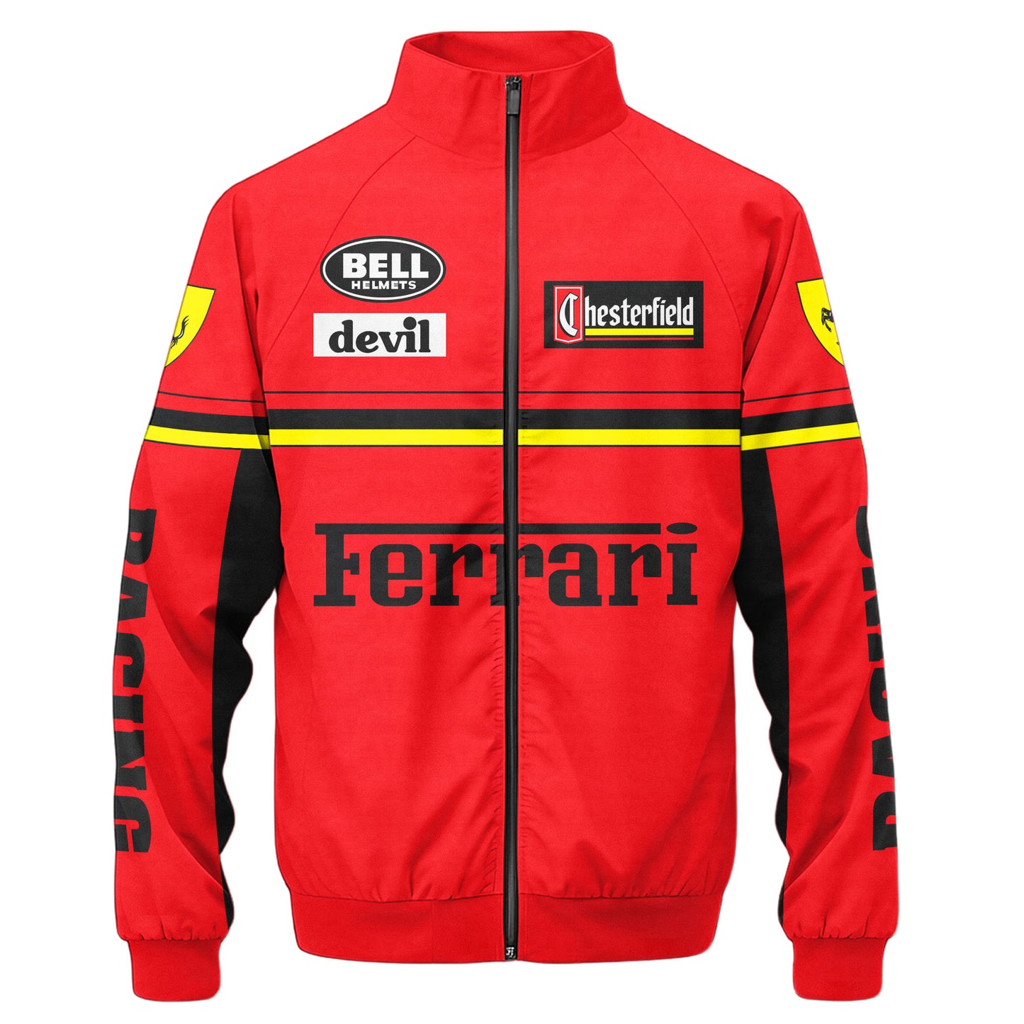 SF Racing Zipper Stand Collar Jacket 3D