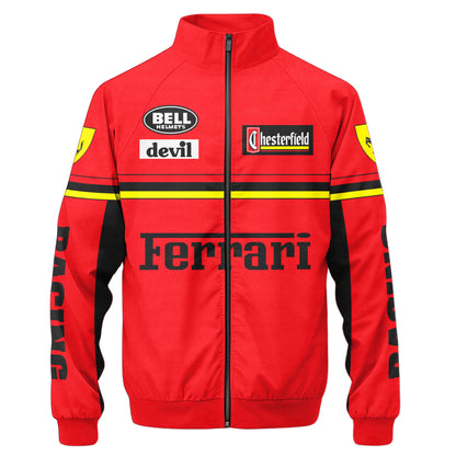 SF Racing Zipper Stand Collar Jacket 3D