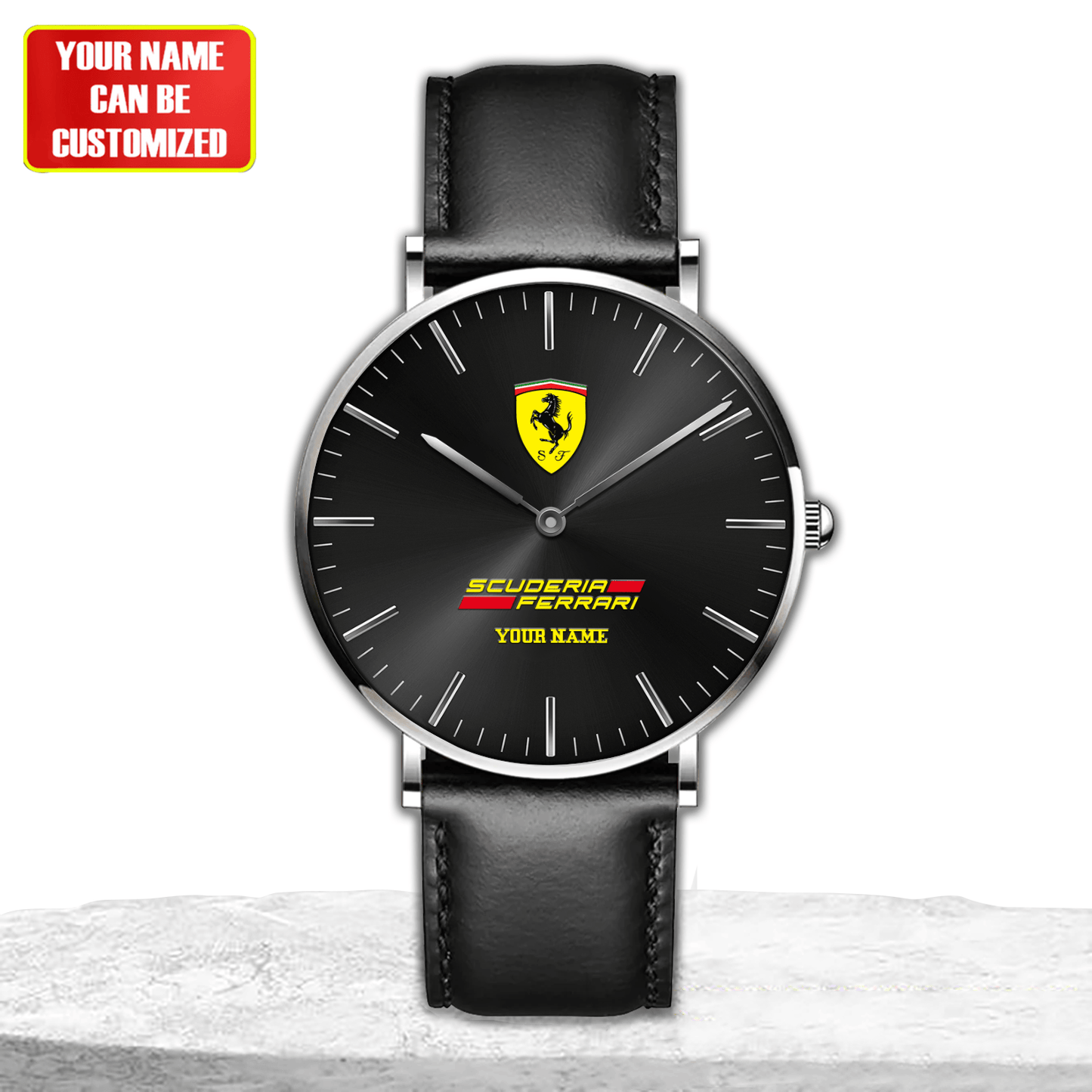 Personalized SF Quartz Leather Watch