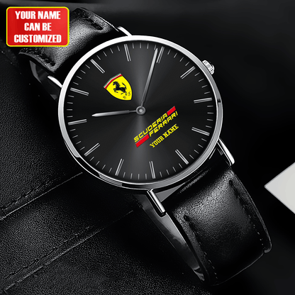 Personalized SF Quartz Leather Watch