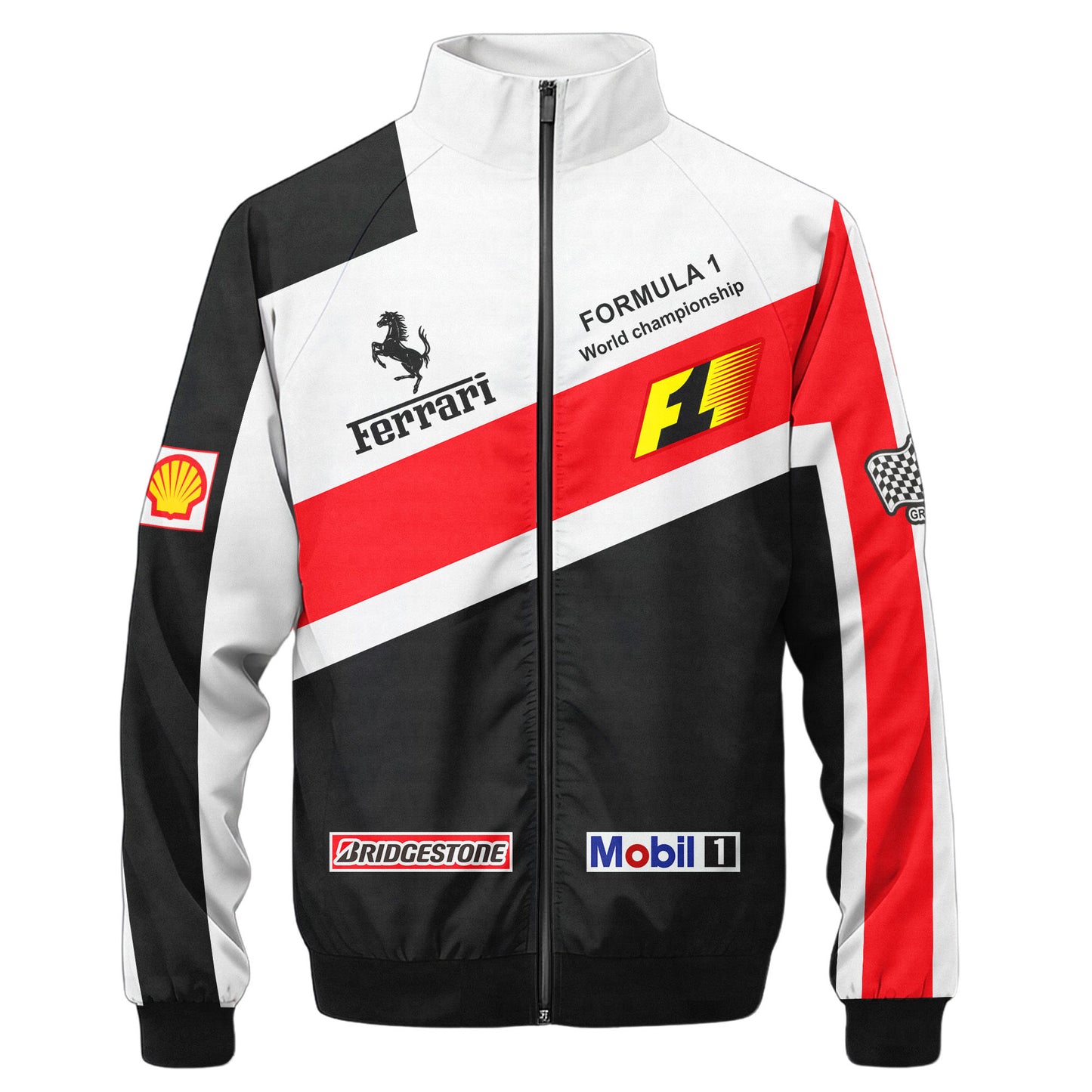 SF Racing Zipper Stand Collar Jacket 3D V2