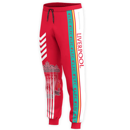 Personalized Liverpool Q14 3D All over Printed Hoodie and Sweatpants set
