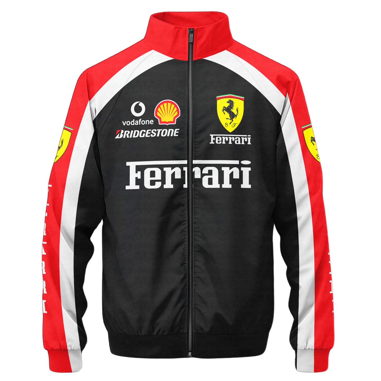 SF F1 Racing Zipper Stand Collar Jacket 3D V3