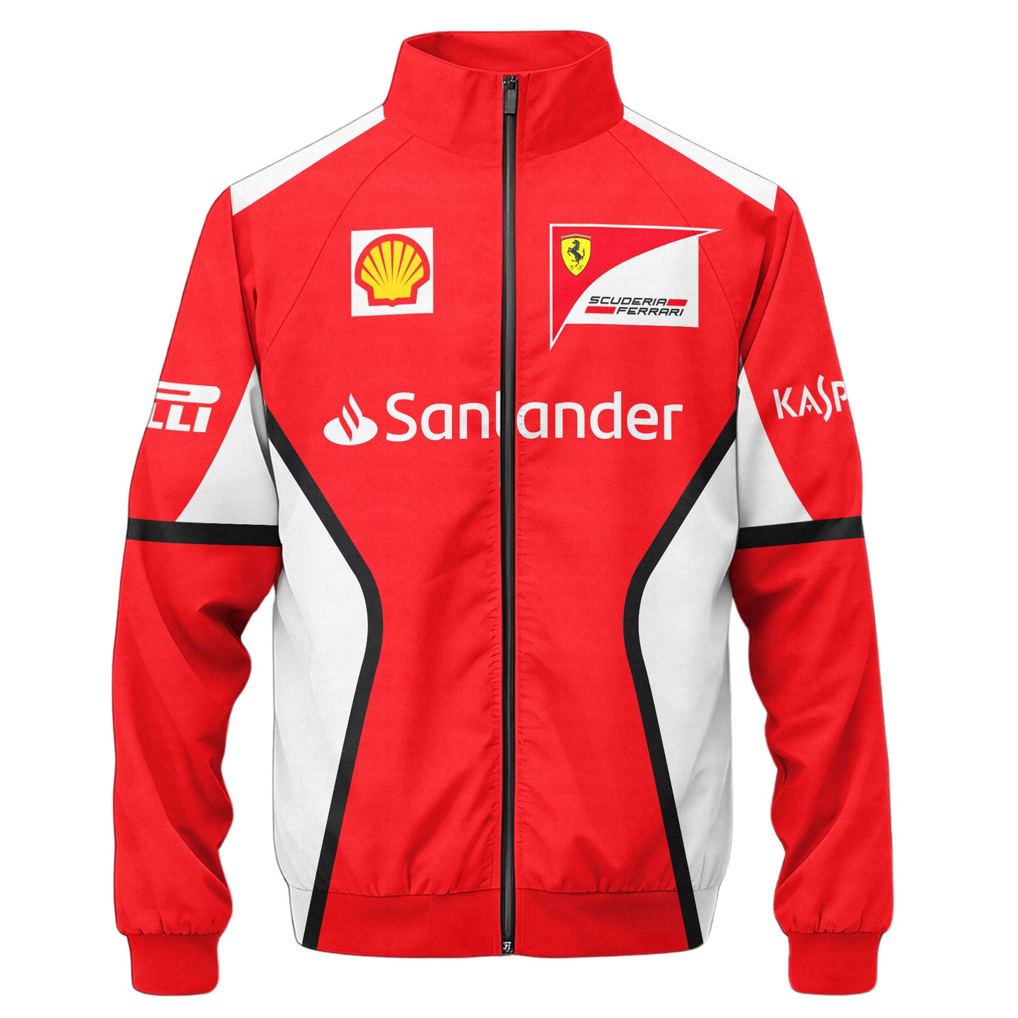 SF F1 Racing Zipper Stand Collar Jacket 3D V4