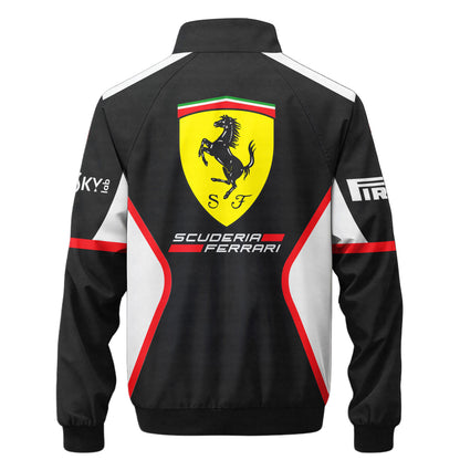 SF F1 Racing Zipper Stand Collar Jacket 3D V4