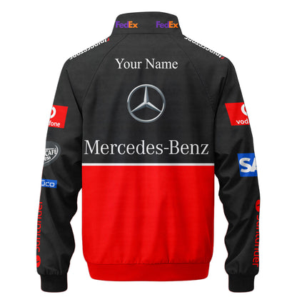 Merc F1 Racing Zipper Stand Collar Jacket 3D