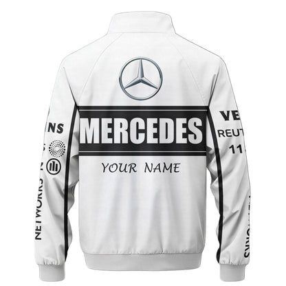 Personalized Merc Zipper Stand Collar Jacket 3D
