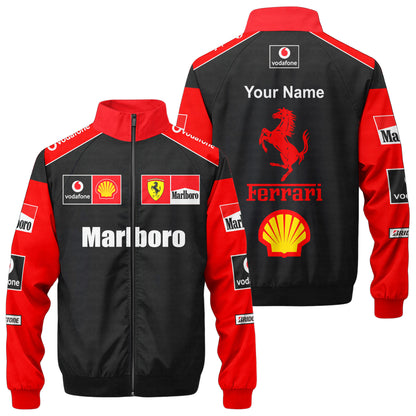 Personzlied SF Malboro Zipper Stand Collar Jacket 3D