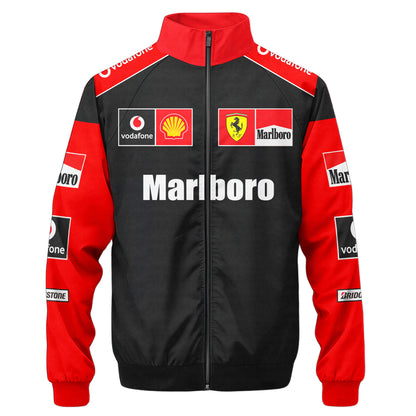 Personzlied SF Malboro Zipper Stand Collar Jacket 3D