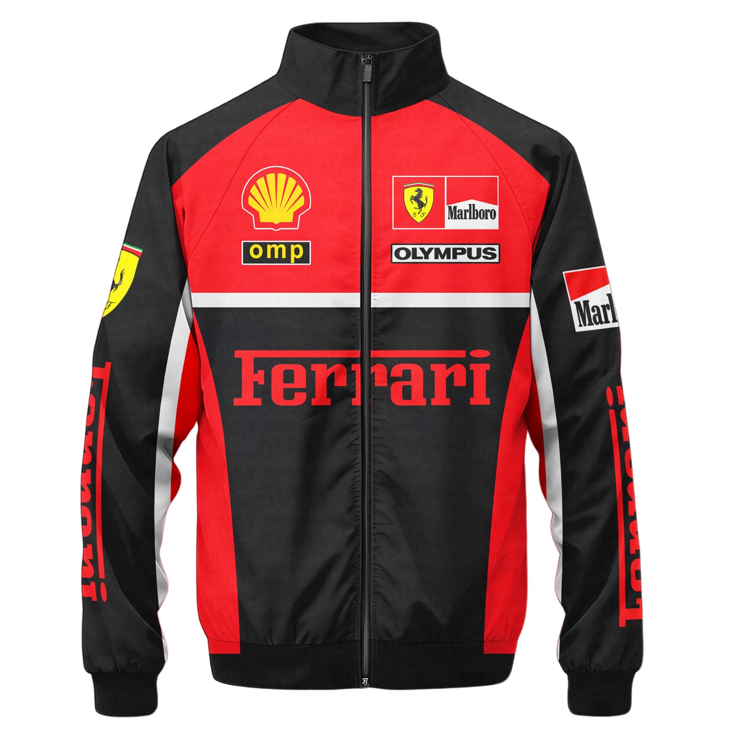 SF F1 Racing Zipper Stand Collar Jacket 3D V5