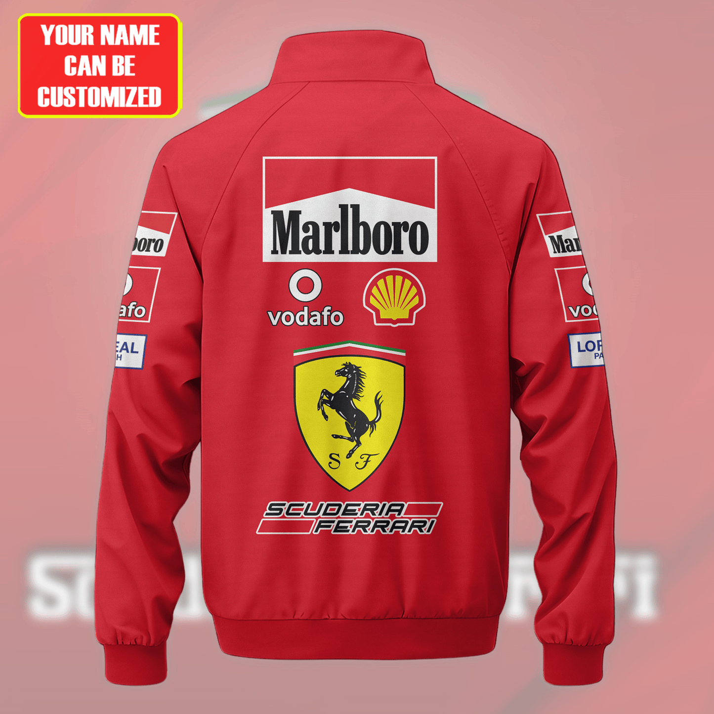 SF F1 Racing Zipper Stand Collar Jacket 3D V6