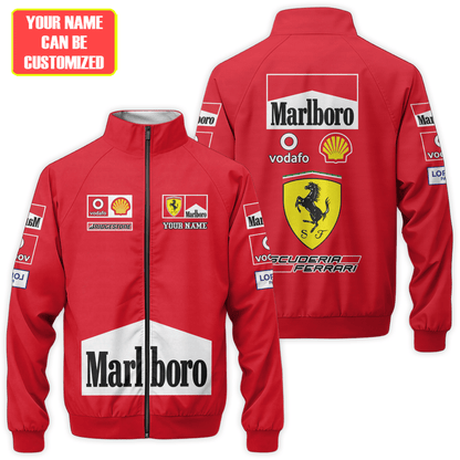 SF F1 Racing Zipper Stand Collar Jacket 3D V6
